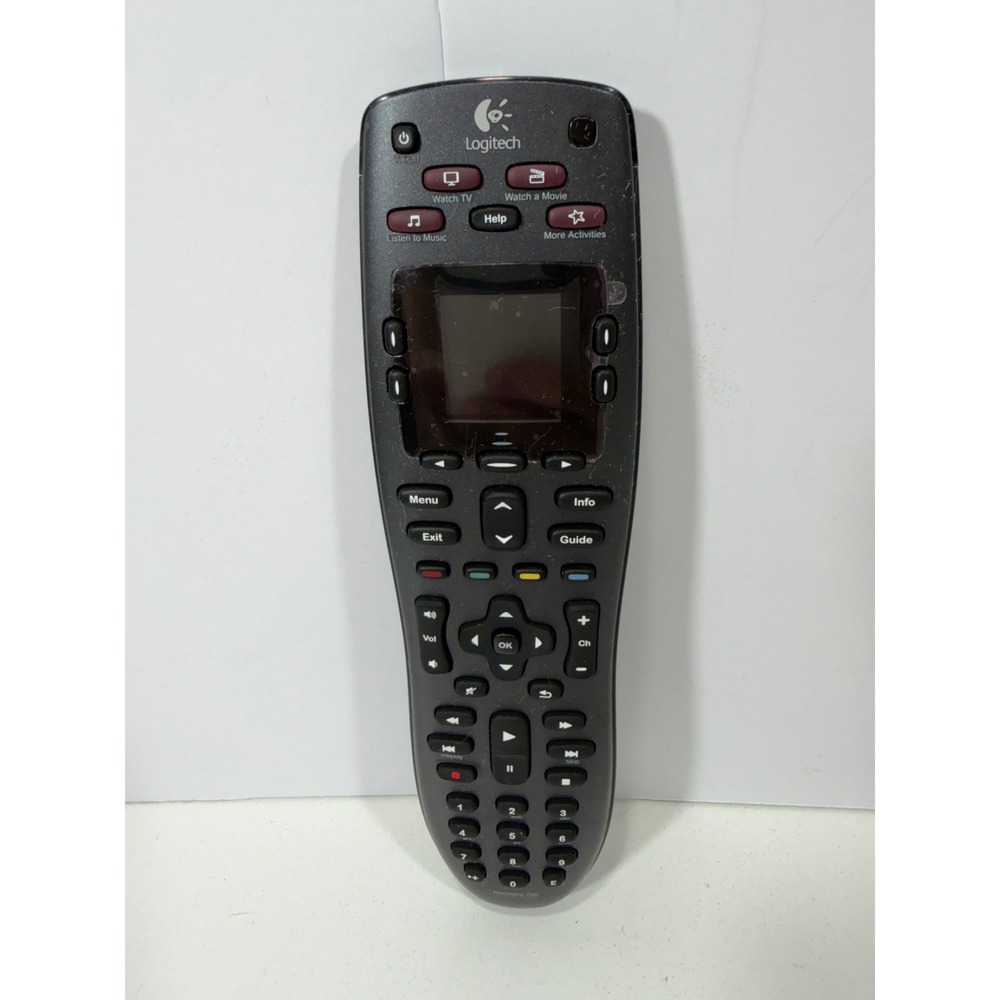 Logitech Harmony 700 Universal Remote Control Black Color Screen 915-000062